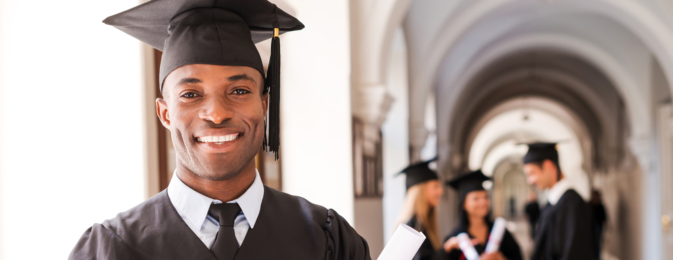 Student at graduation.