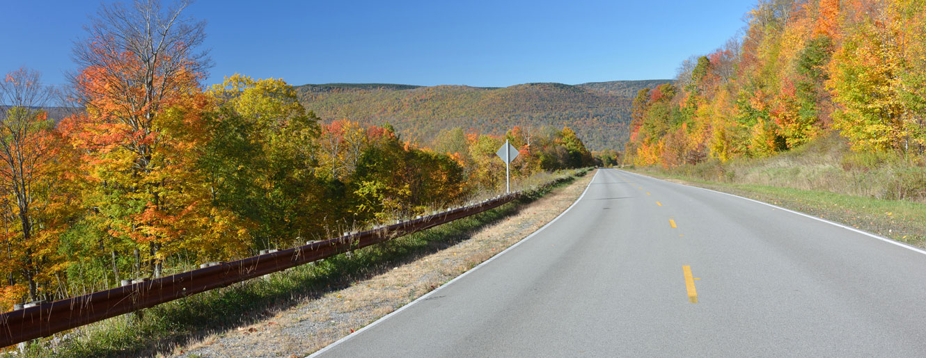 Autumn scenery on locations page